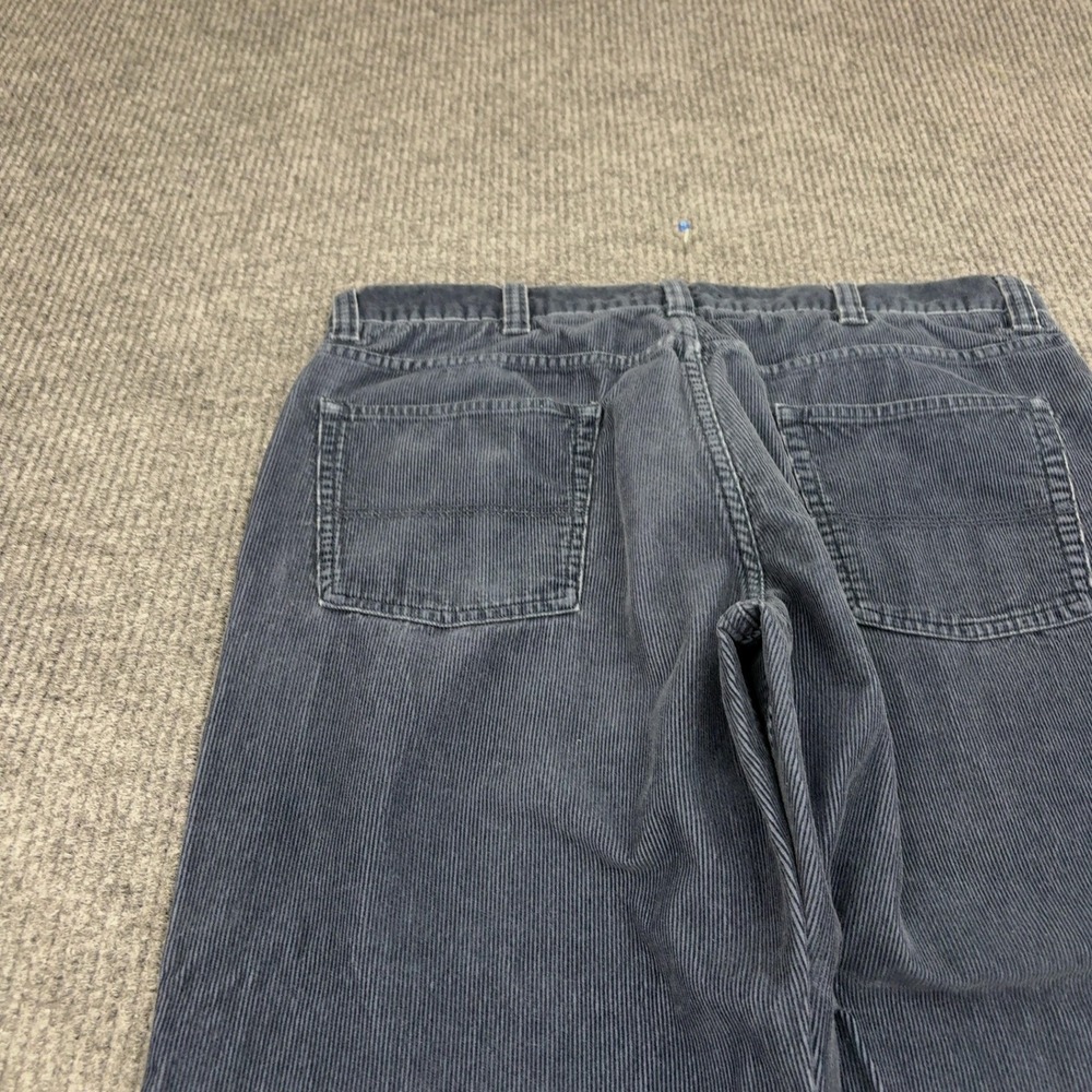 LL Bean Corduroy Pants Mens 36x32 Blue Cotton Standard Fit Straight Outdoor - Picture 6 of 7